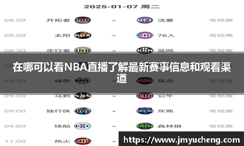 在哪可以看NBA直播了解最新赛事信息和观看渠道